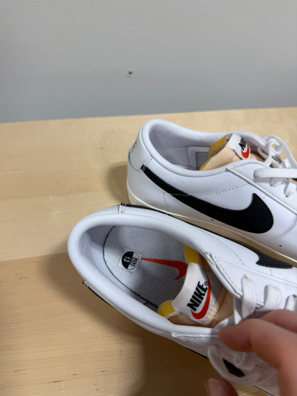 Nike Blazer Low '77 Vintage 'White Black' Sz 13