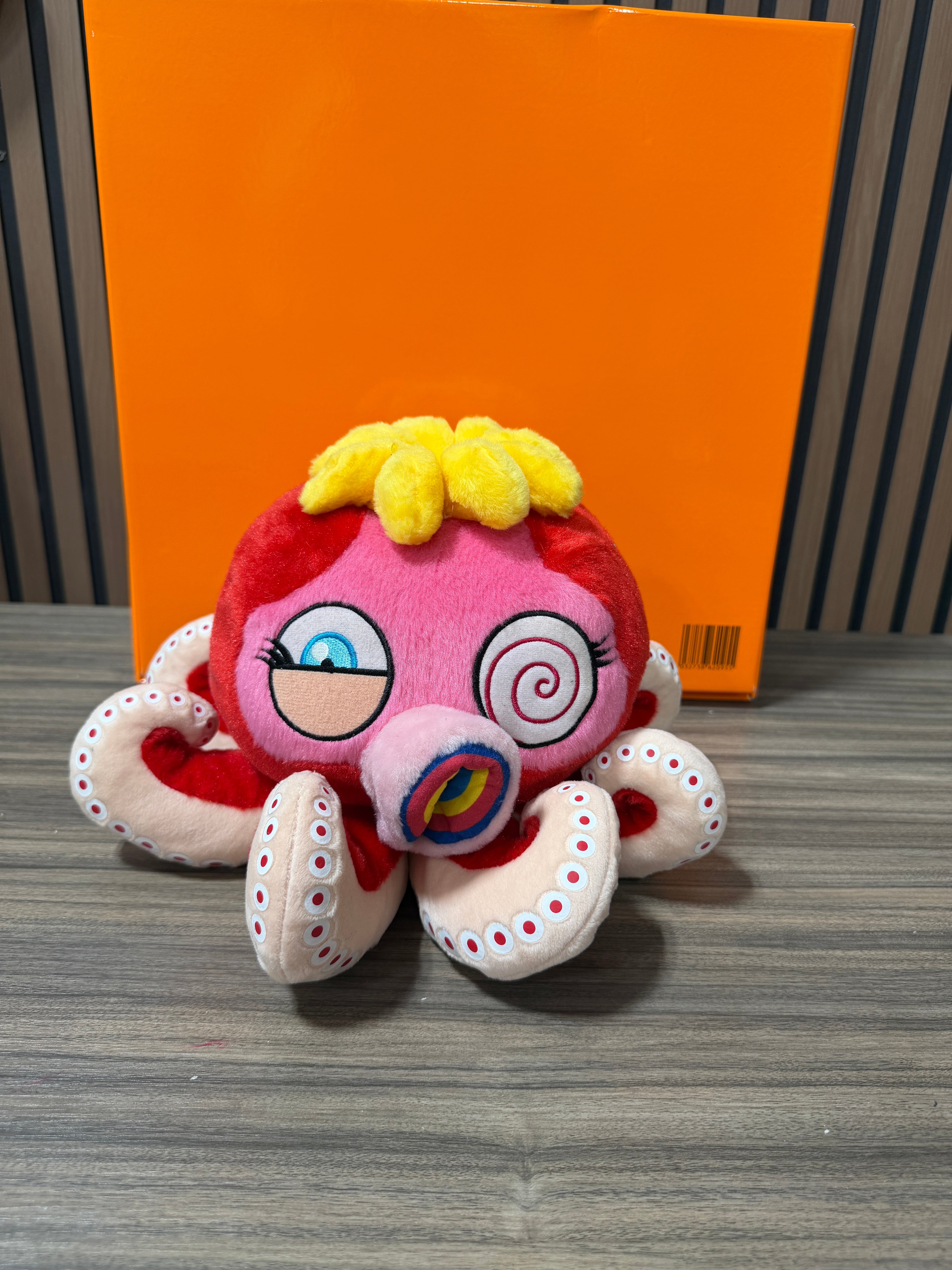 Takashi Murakami Pink Octopus Kaikai Kiki Japanese Plush