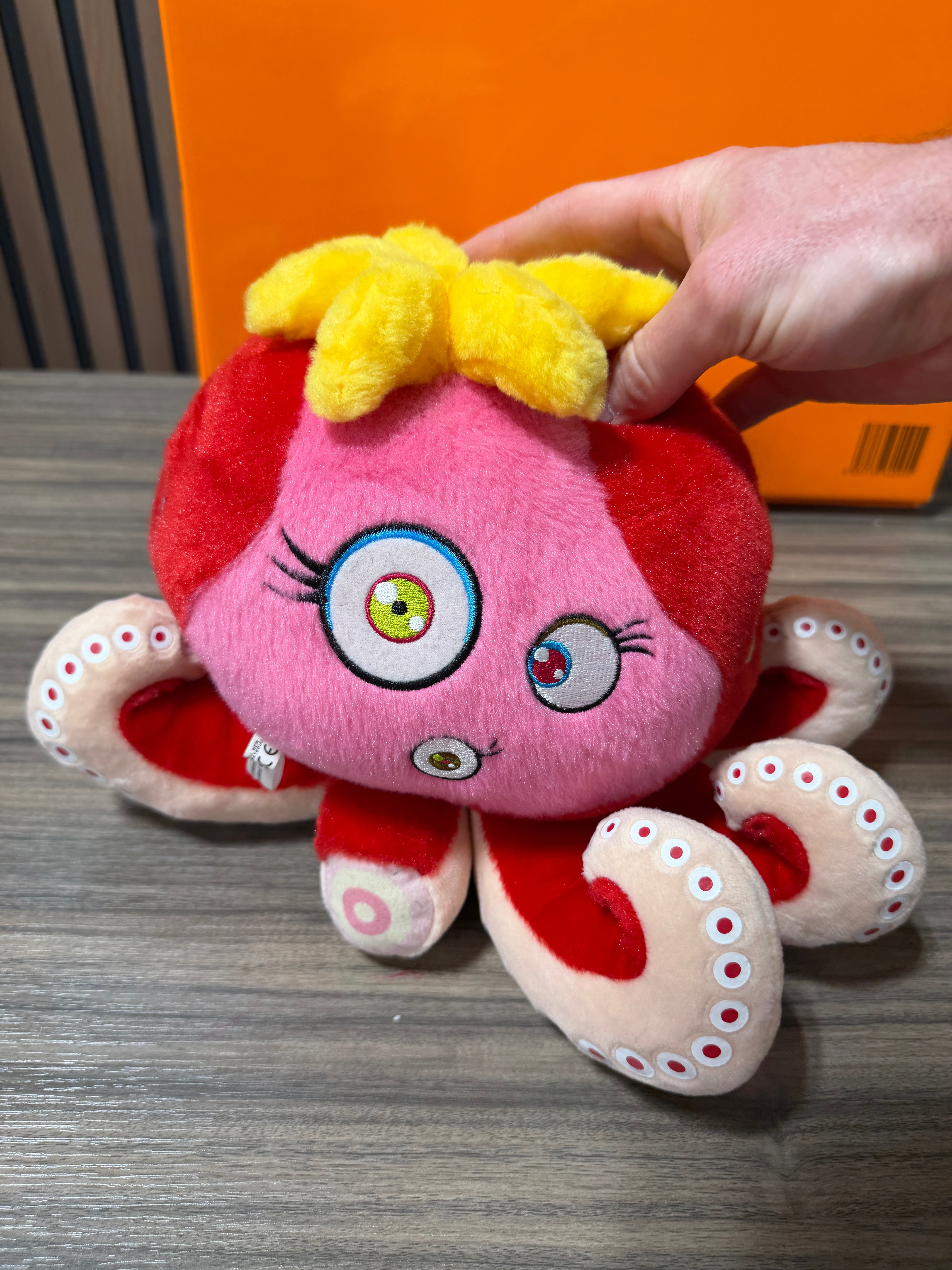 Takashi Murakami Pink Octopus Kaikai Kiki Japanese Plush