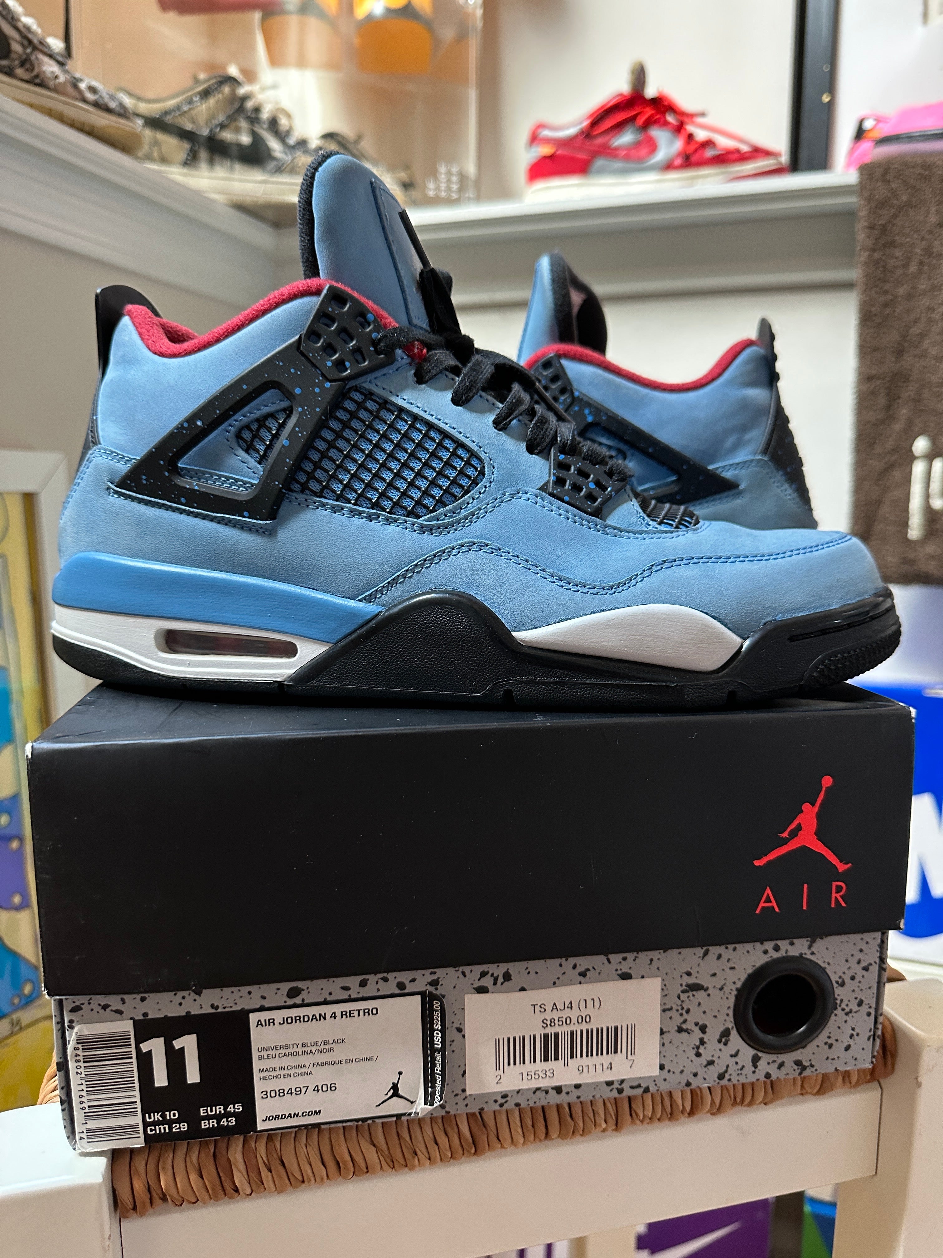 Travis Scott Air Jordan 4 Sz 11