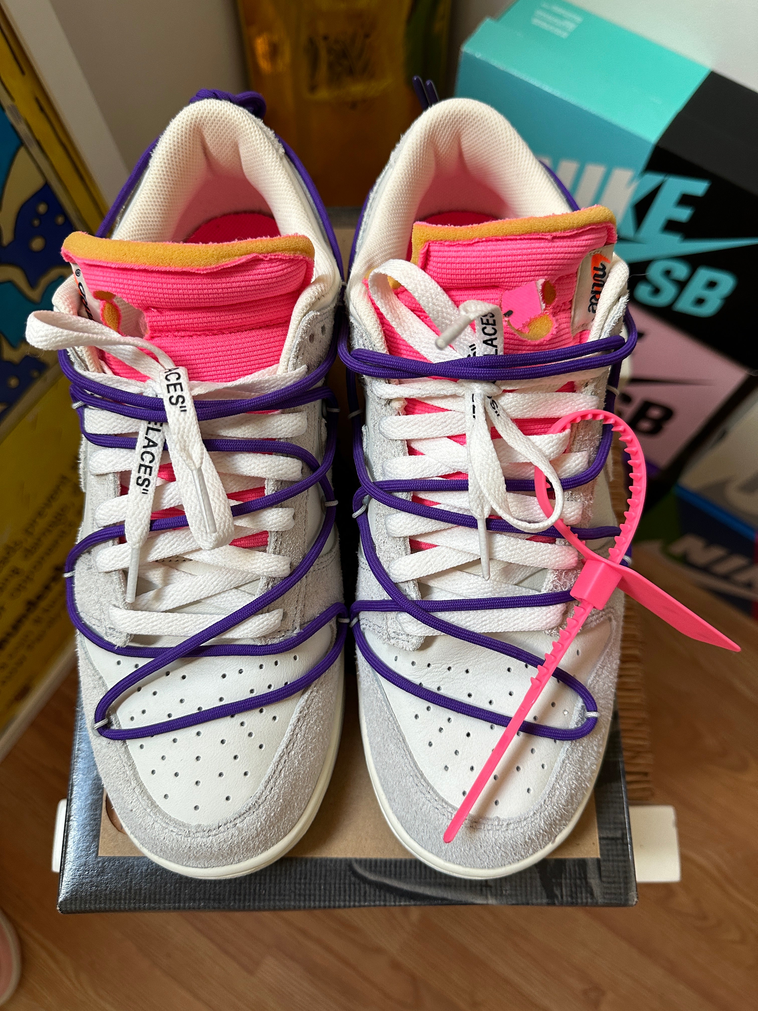 Off White Nike Dunk Low Lot 15 Sz 11