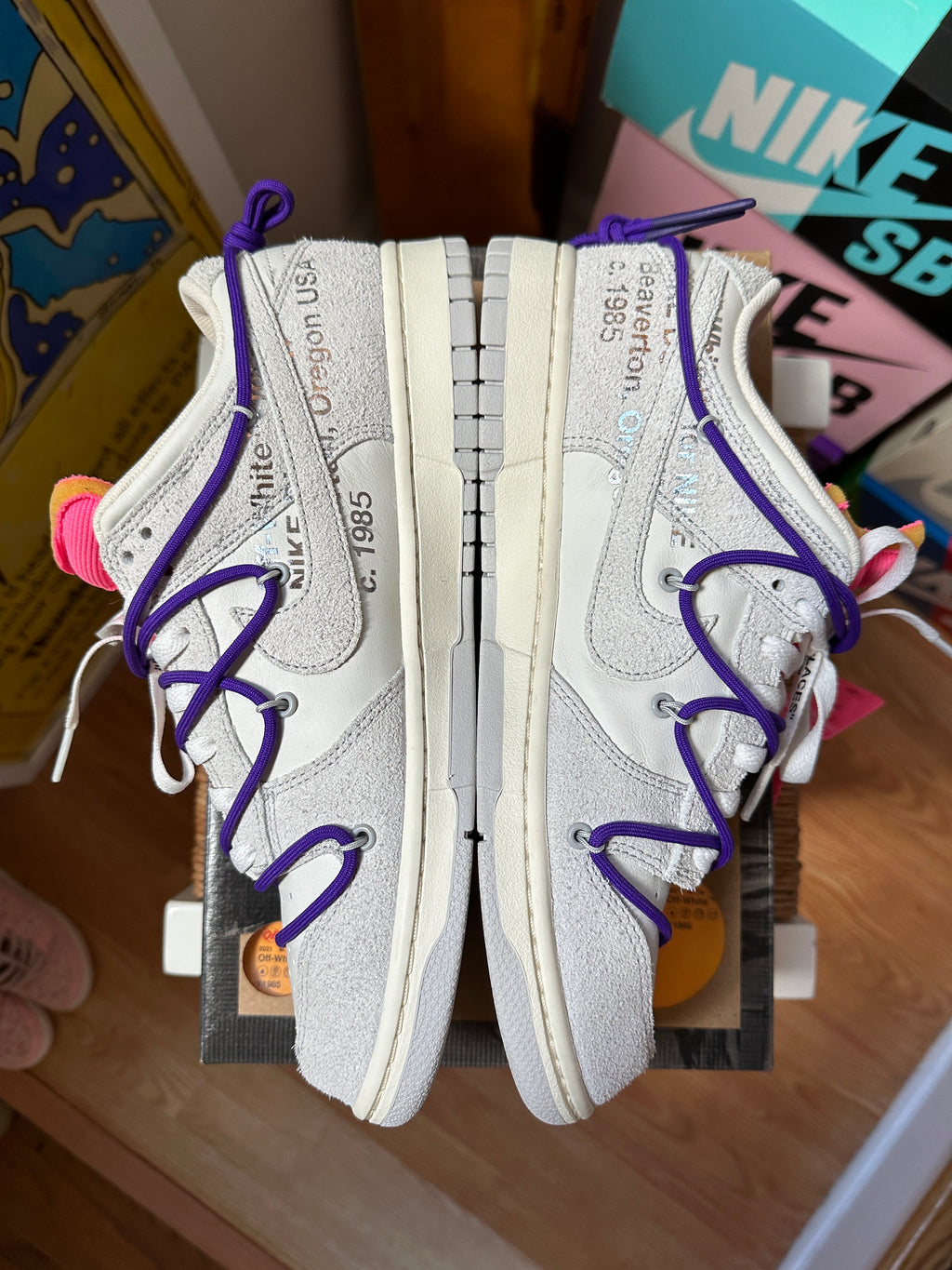 Off White Nike Dunk Low Lot 15 Sz 11