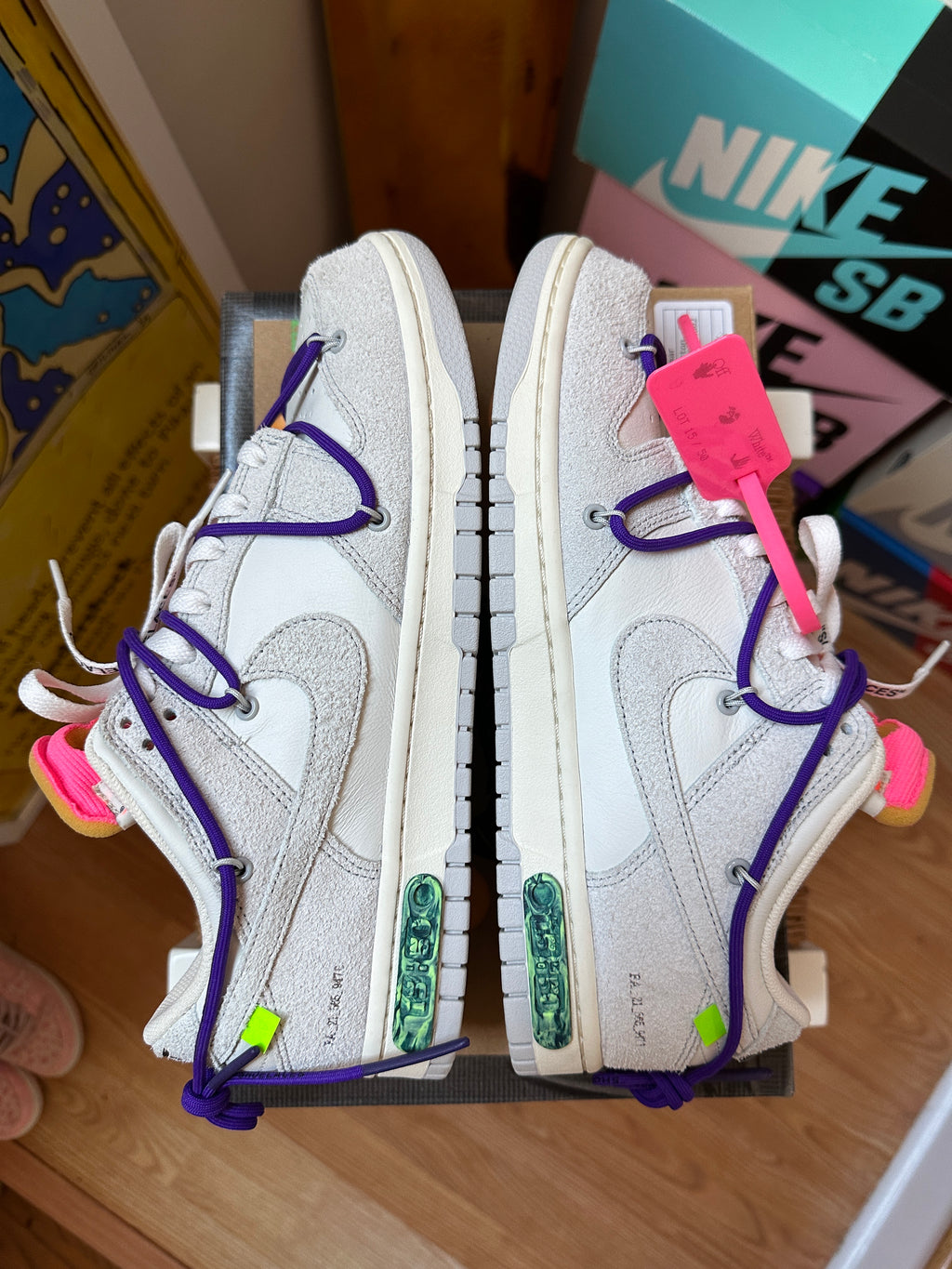 Off White Nike Dunk Low Lot 15 Sz 11