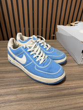 Load image into Gallery viewer, 2003 nike air force 1 low blue canvas vintage Sz 11.5 no box
