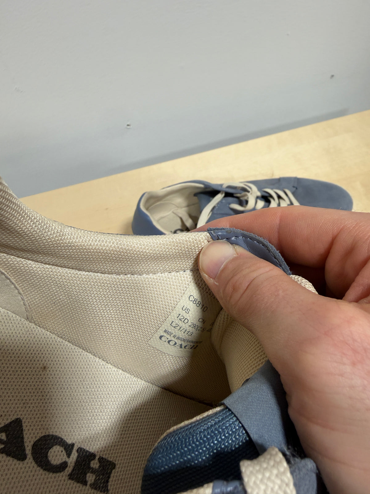 Coach Clip Low Top sneakers sz 12