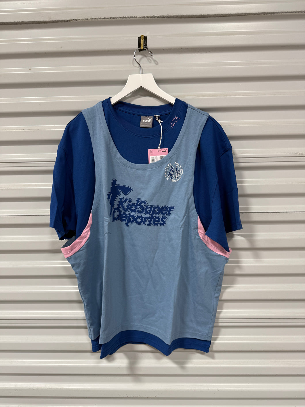 PUMA Men's Hoops x Kidsuper T-Shirt Sz L