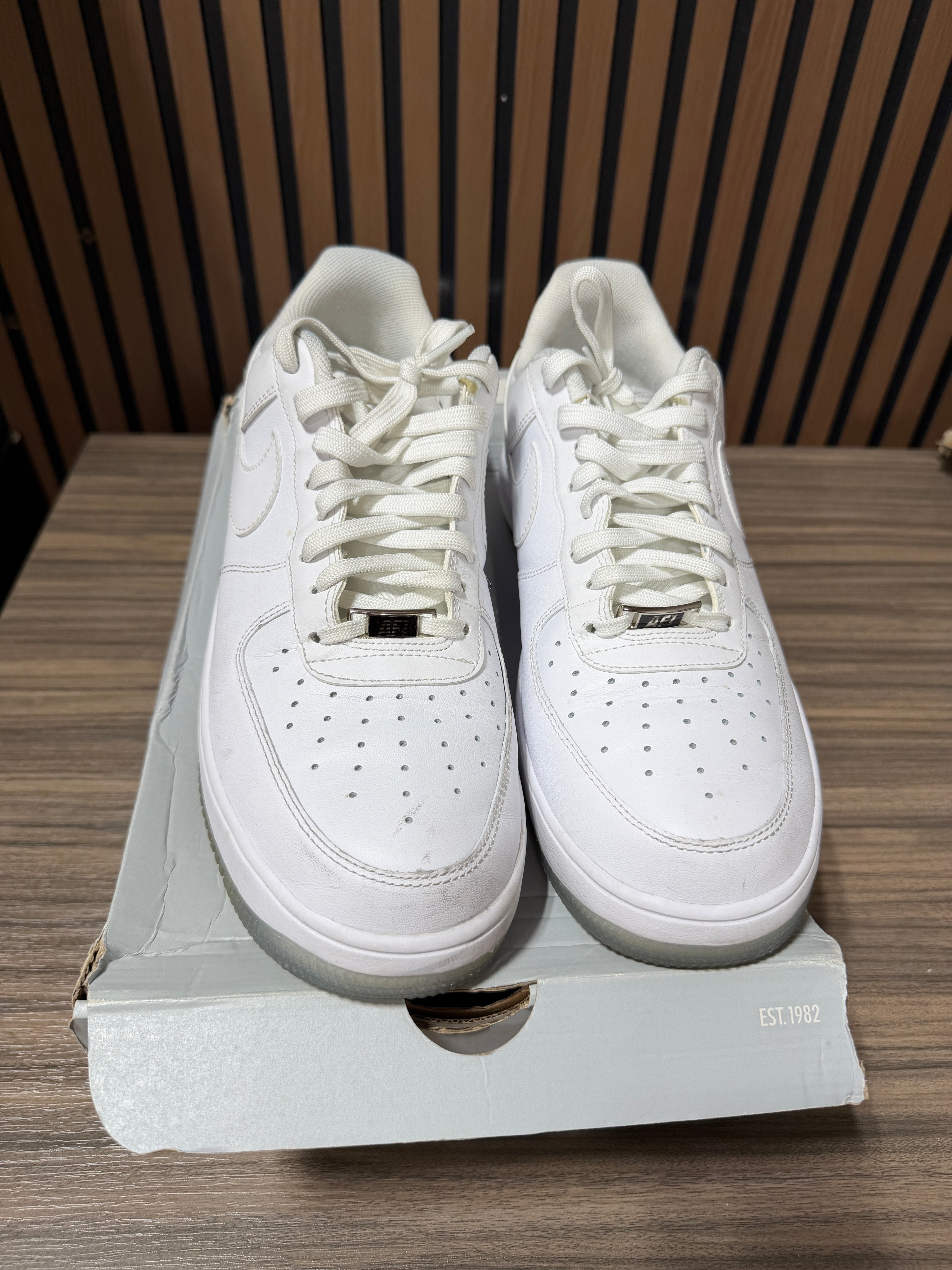 Nike Lunar Force 1 '16 GS 'White Ice' Sz 12 Replacement box