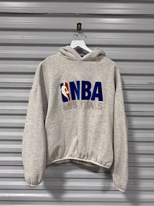 Fear of God Essentials NBA Hoodie Light Heather Sz M