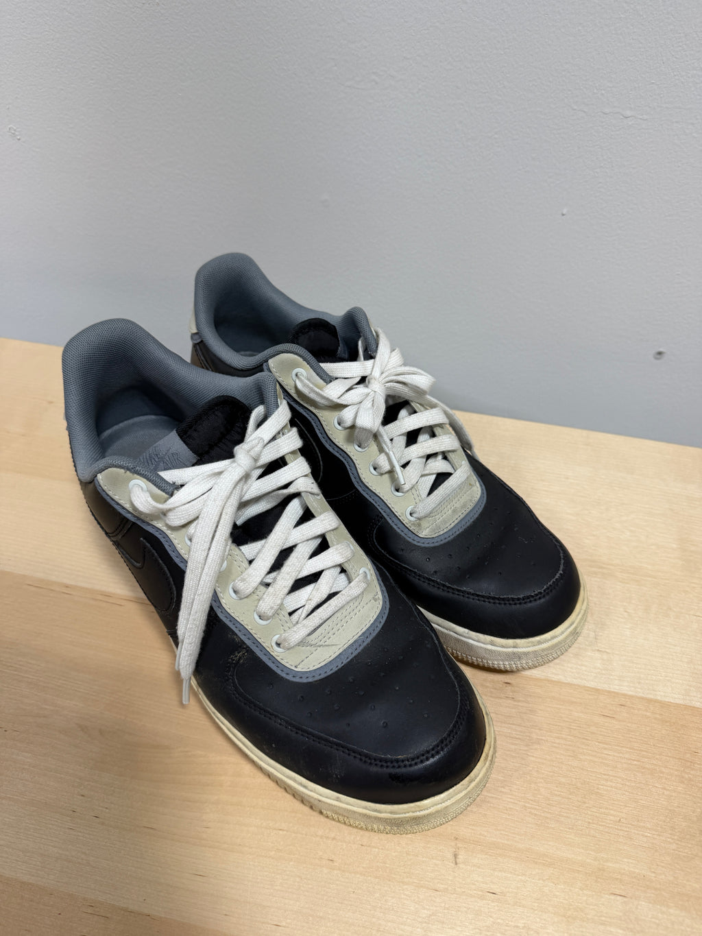 Nike Air Force 1 Low '07 LV8 'Black Pure Platinum' Sz 12