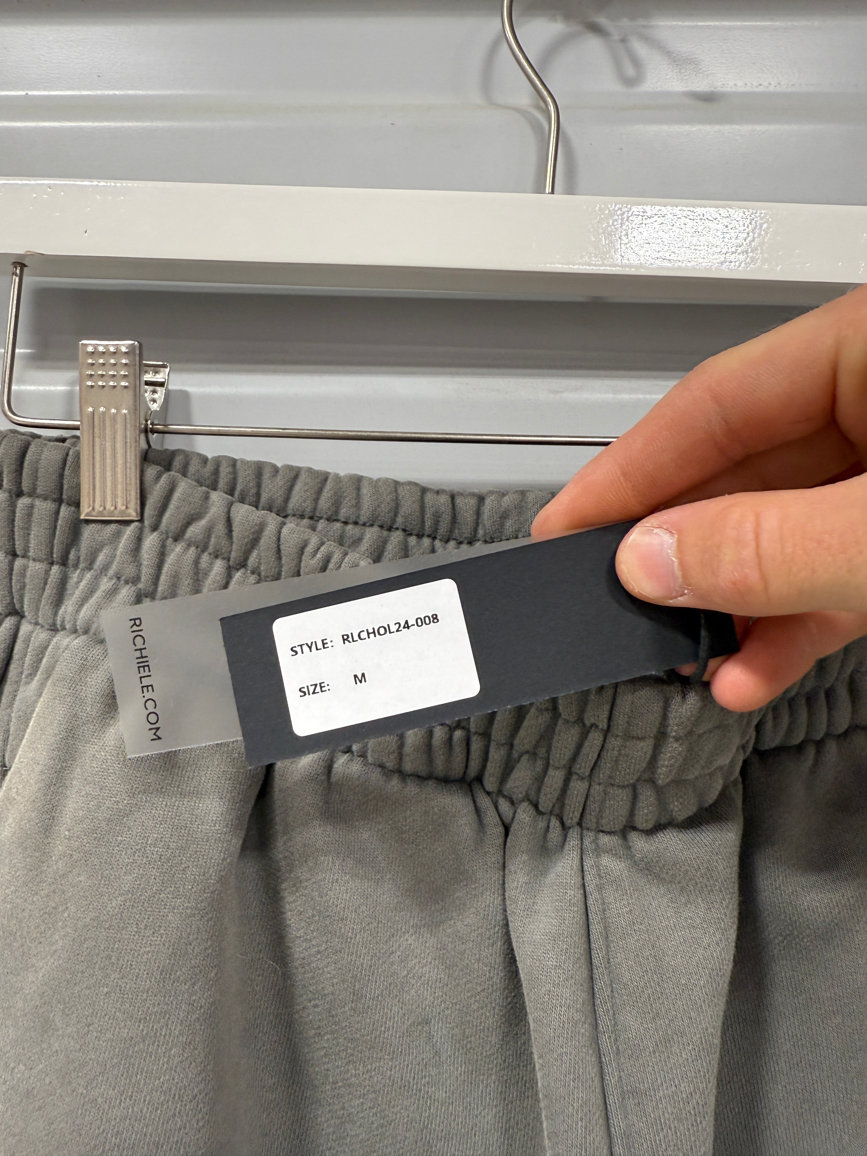 Richie Le UTILITY SWEATPANT - GREY Sz M