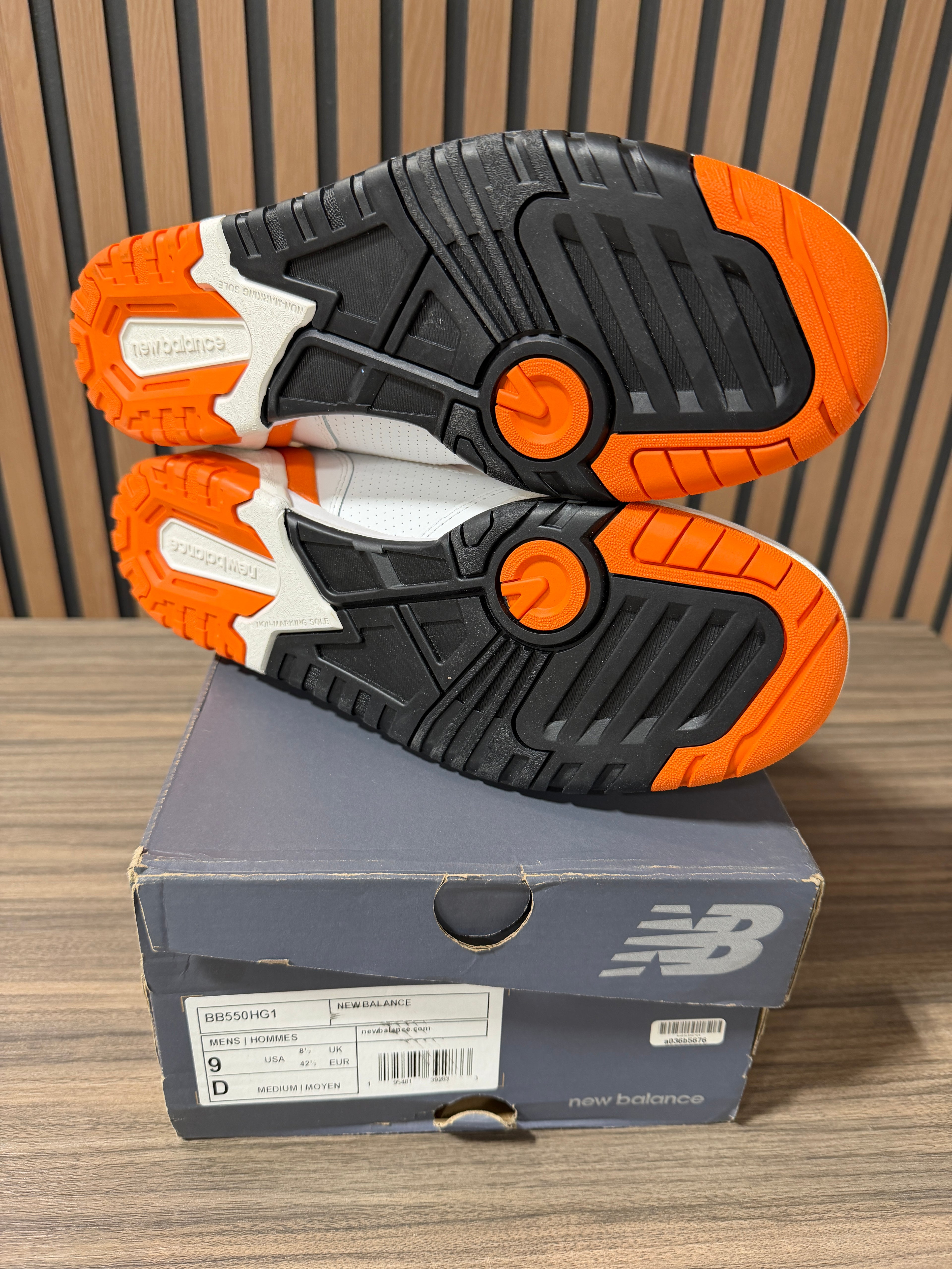 New Balance 550 'Varsity Orange' Sz 9