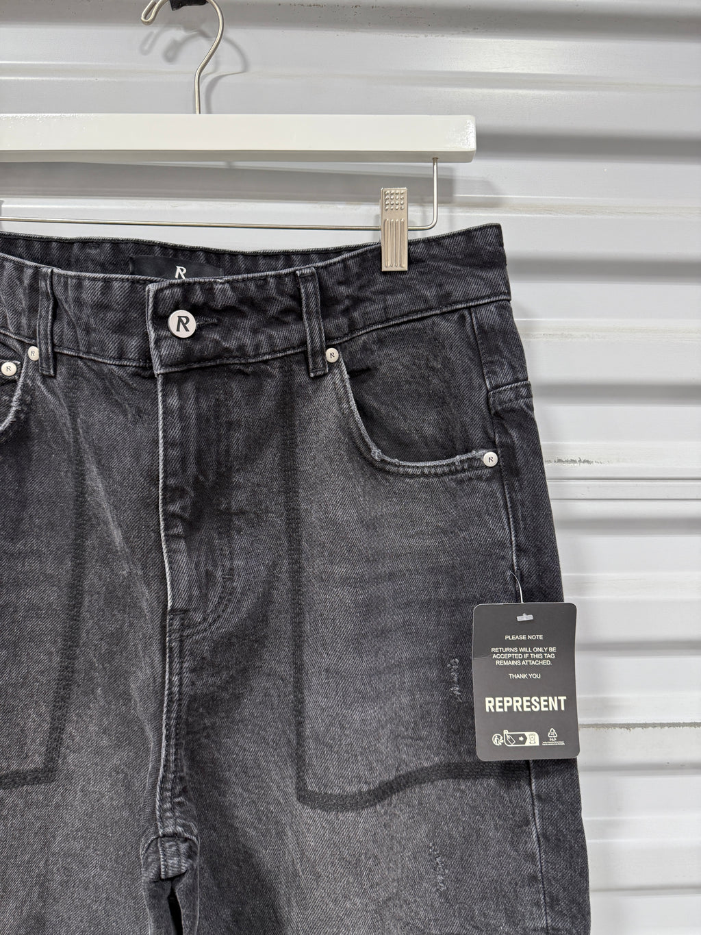 Represent Cargo Denim Sz 32