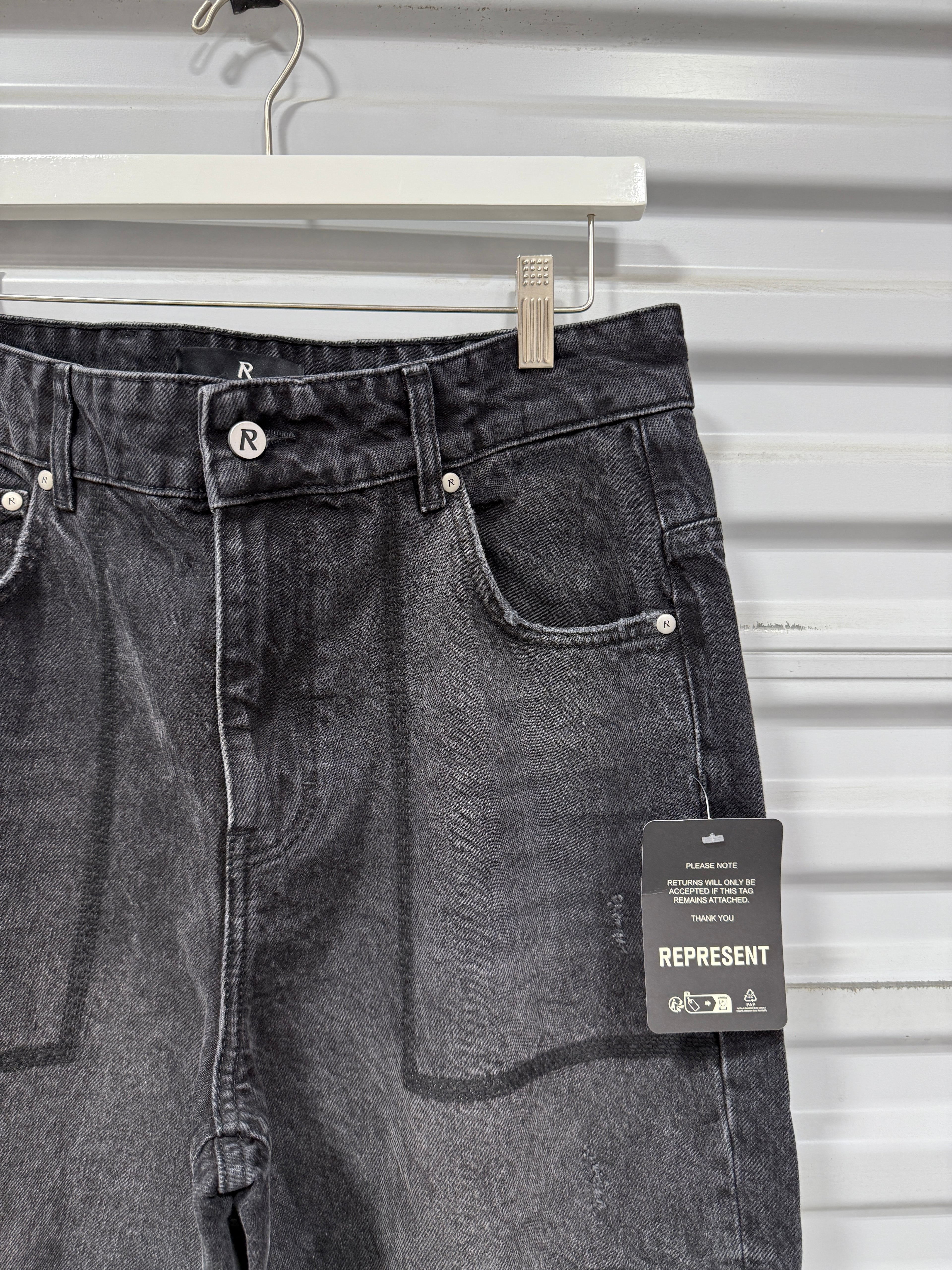 Represent Cargo Denim Sz 32