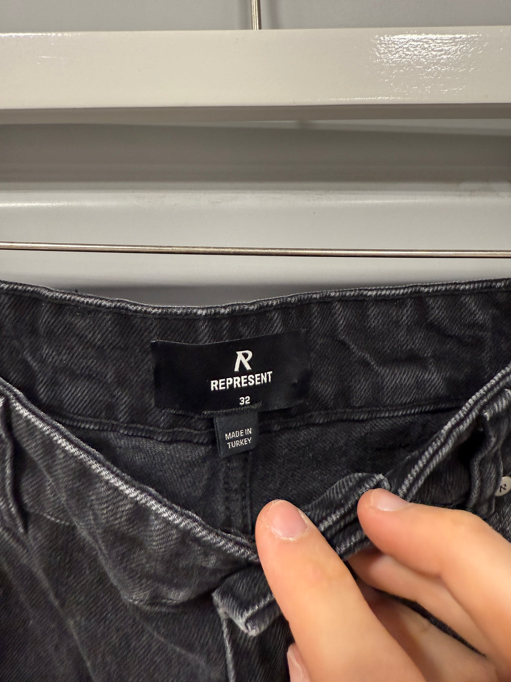 Represent Cargo Denim Sz 32