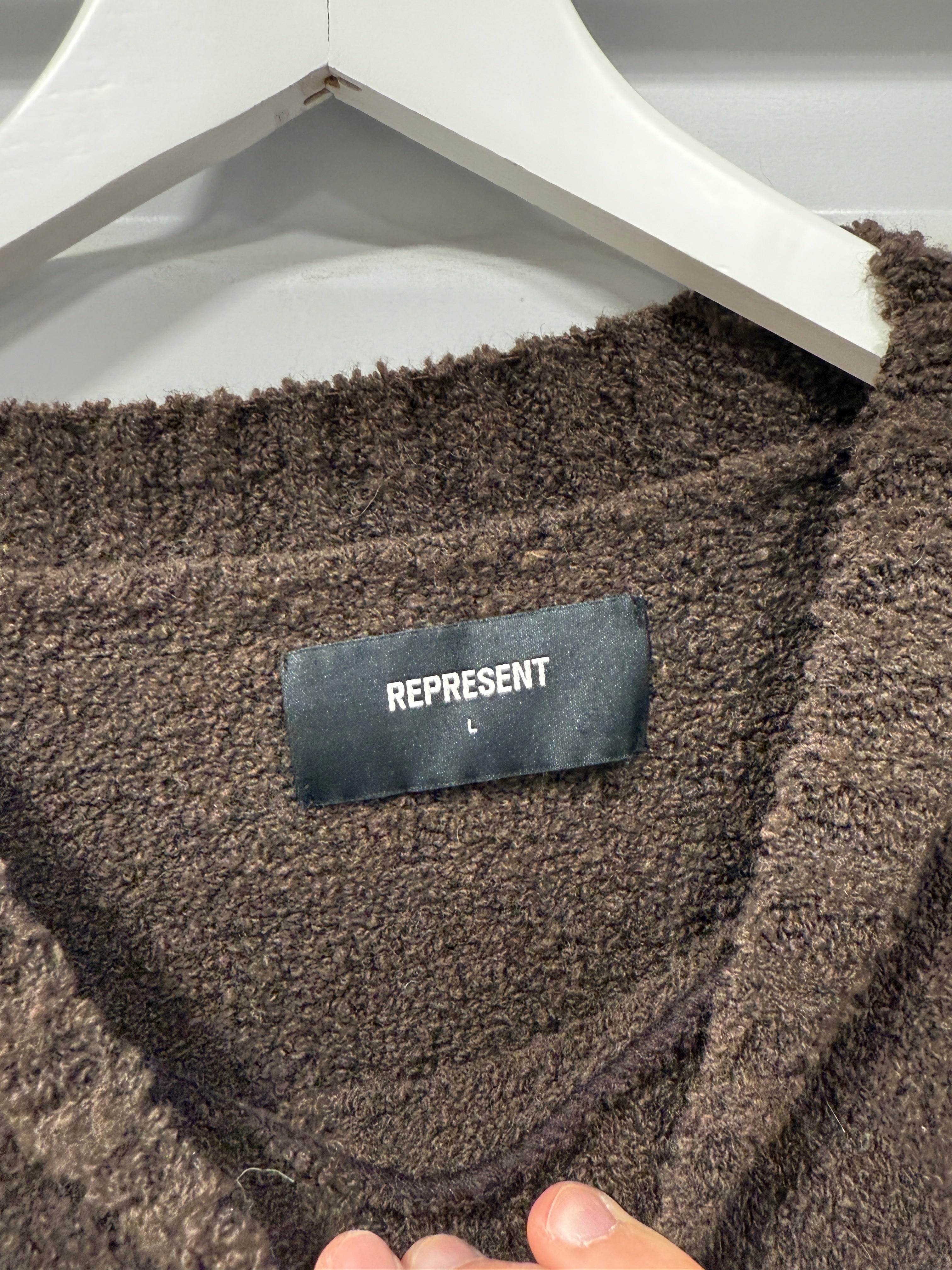 Represent Sweater Brown Sz L