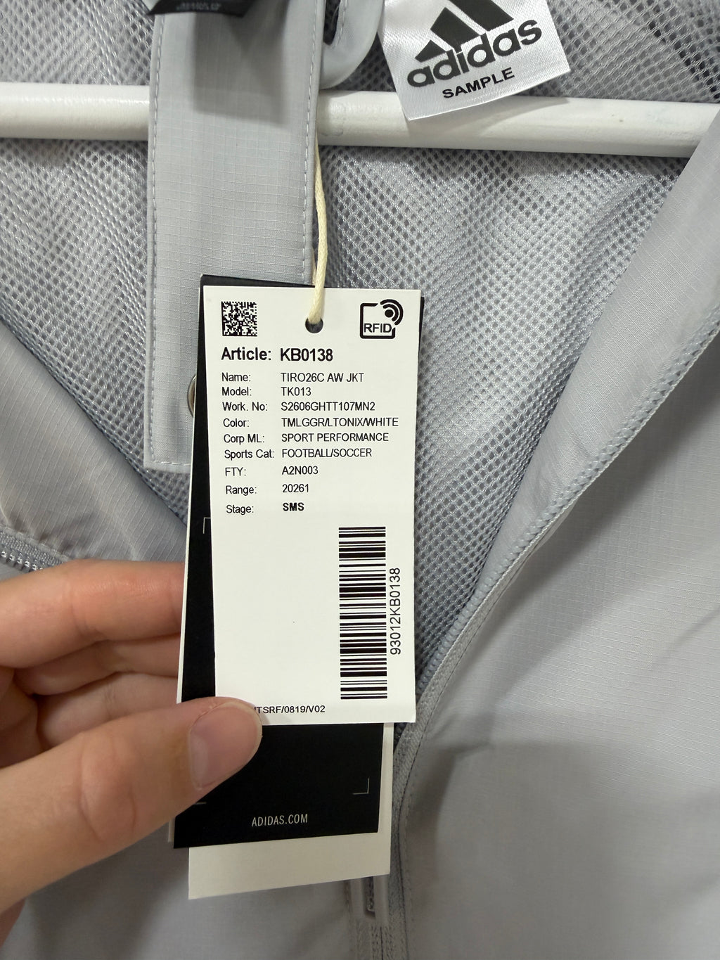 adidas Tiro 26 Competition All Weather Jacket Size Medium