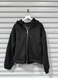 Richie Le MOHAIR HOODIE - BLACK Sz M