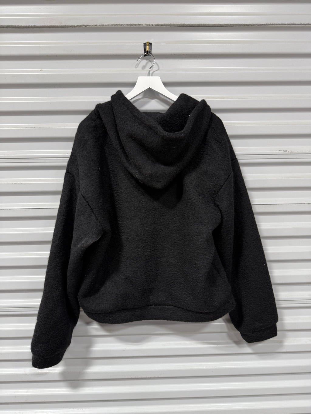 Richie Le MOHAIR HOODIE - BLACK Sz M