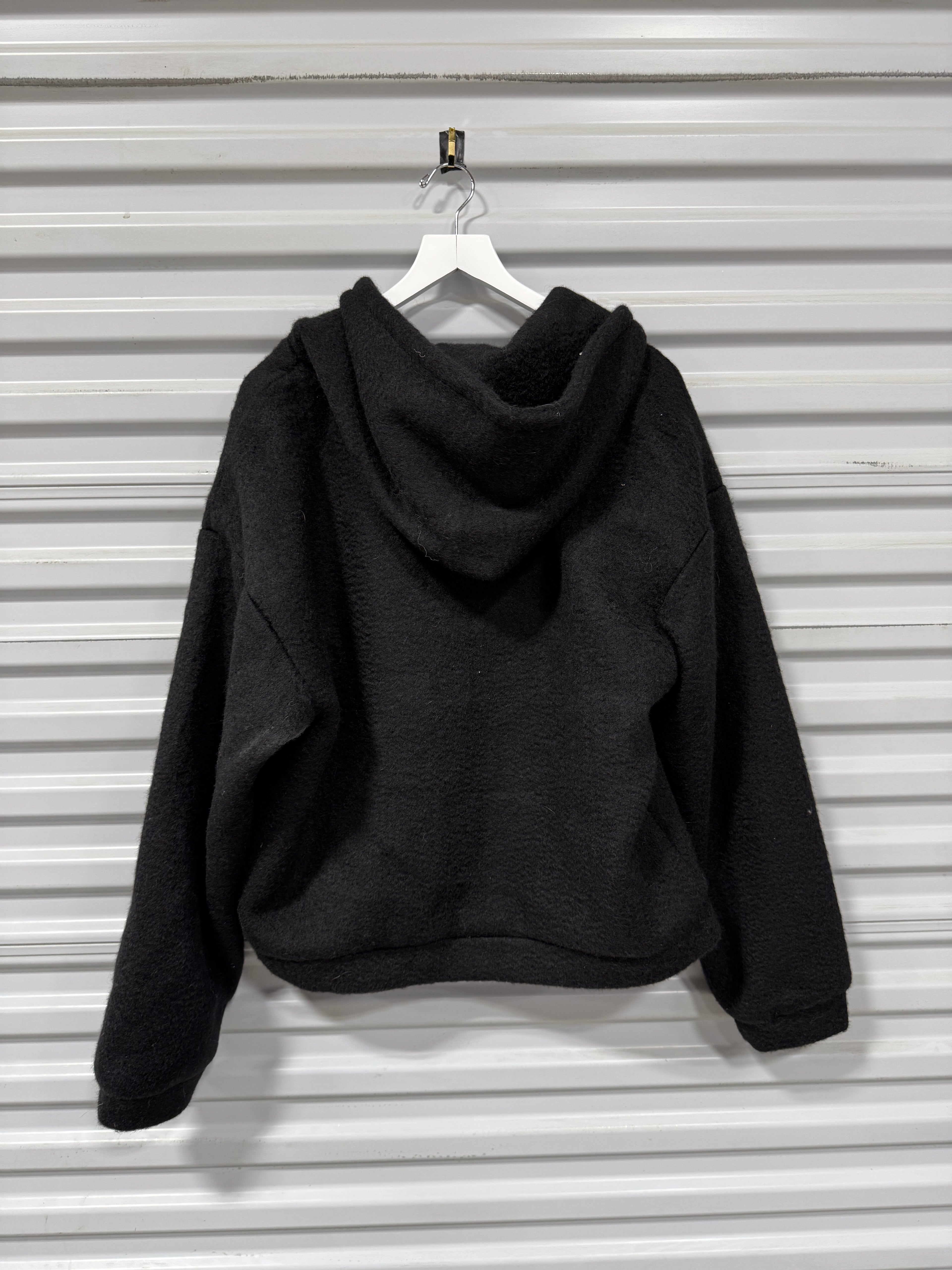 Richie Le MOHAIR HOODIE - BLACK Sz M