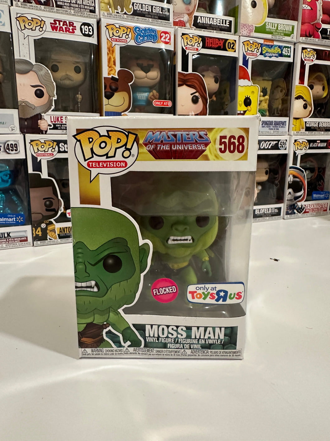 Funko Pop Masters Of The Universe Moss Man #568 Flocked Figure 2017 Exclusive