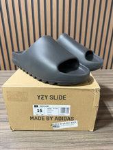 Load image into Gallery viewer, adidas Yeezy Slides 'Onyx' Sz 16
