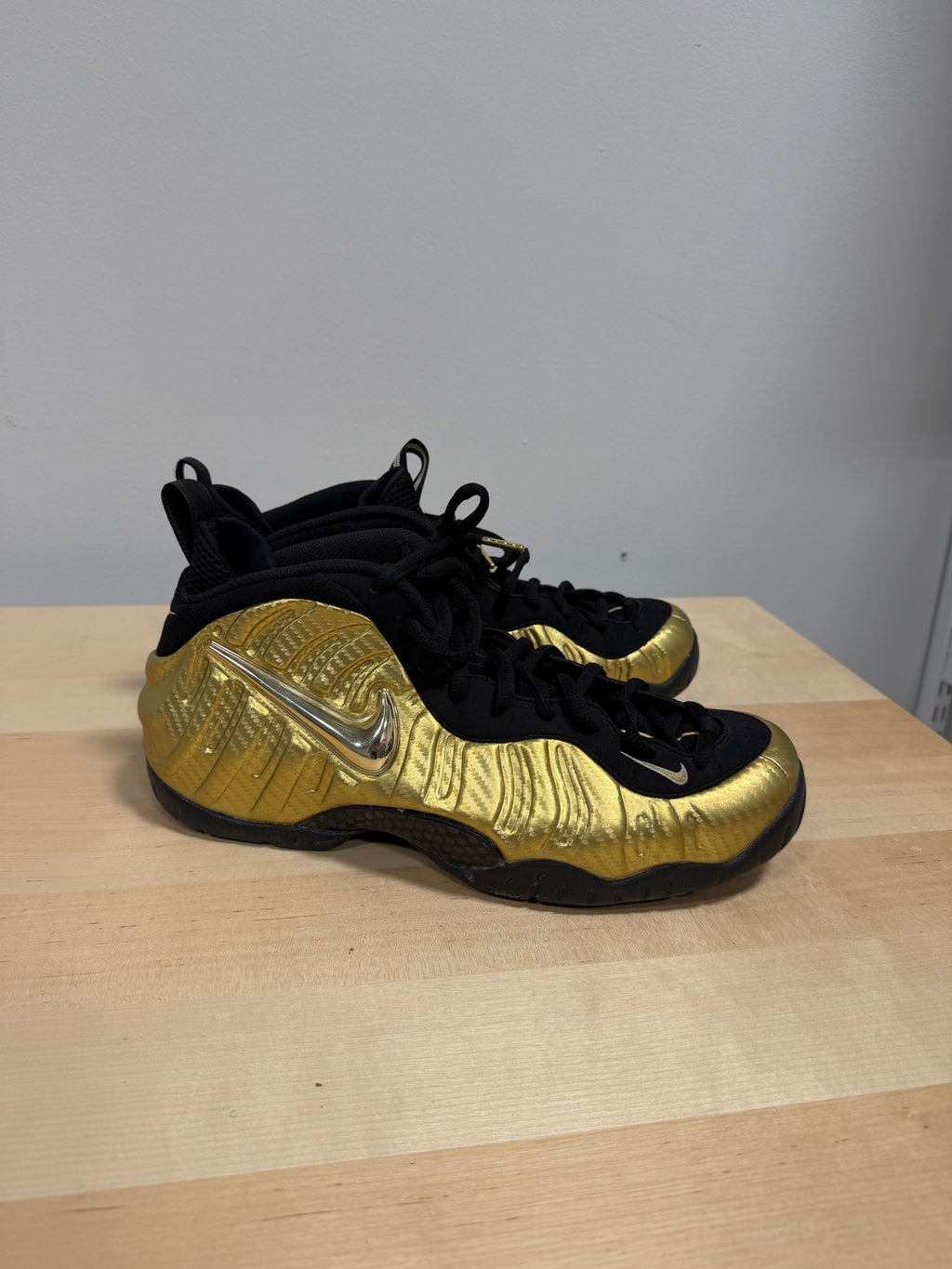 Nike Air Foamposite Pro "Metallic Gold" Sz 13