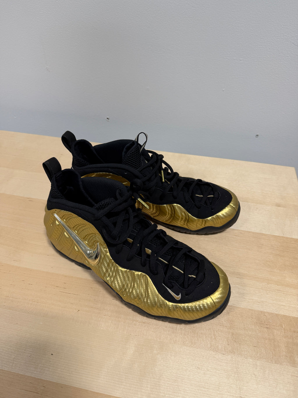 Nike Air Foamposite Pro "Metallic Gold" Sz 13