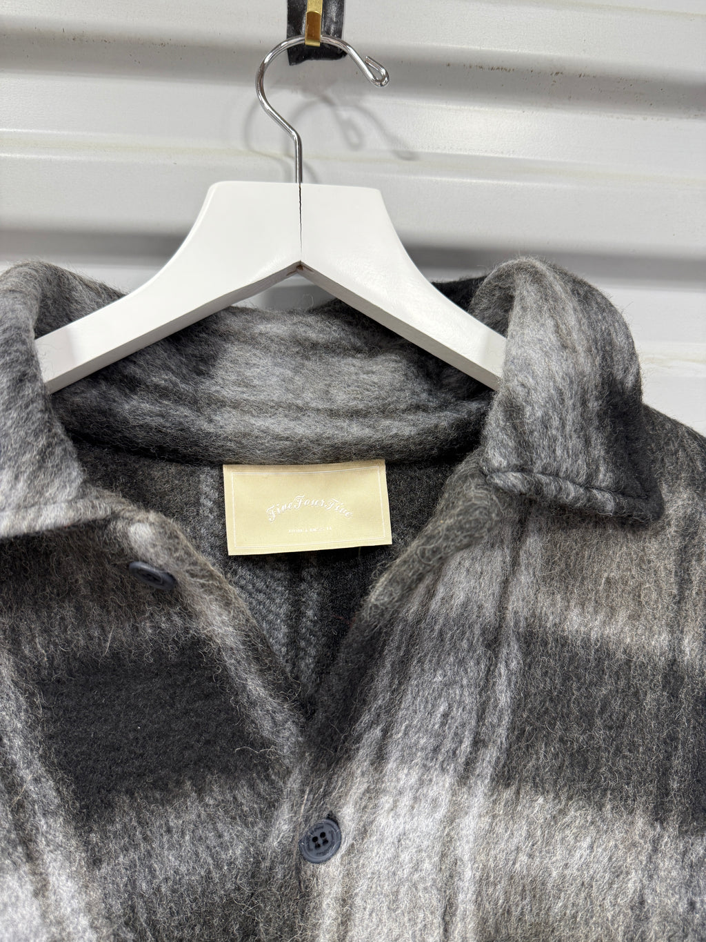 FiveFourFive Flannel Grey Sz Fits M