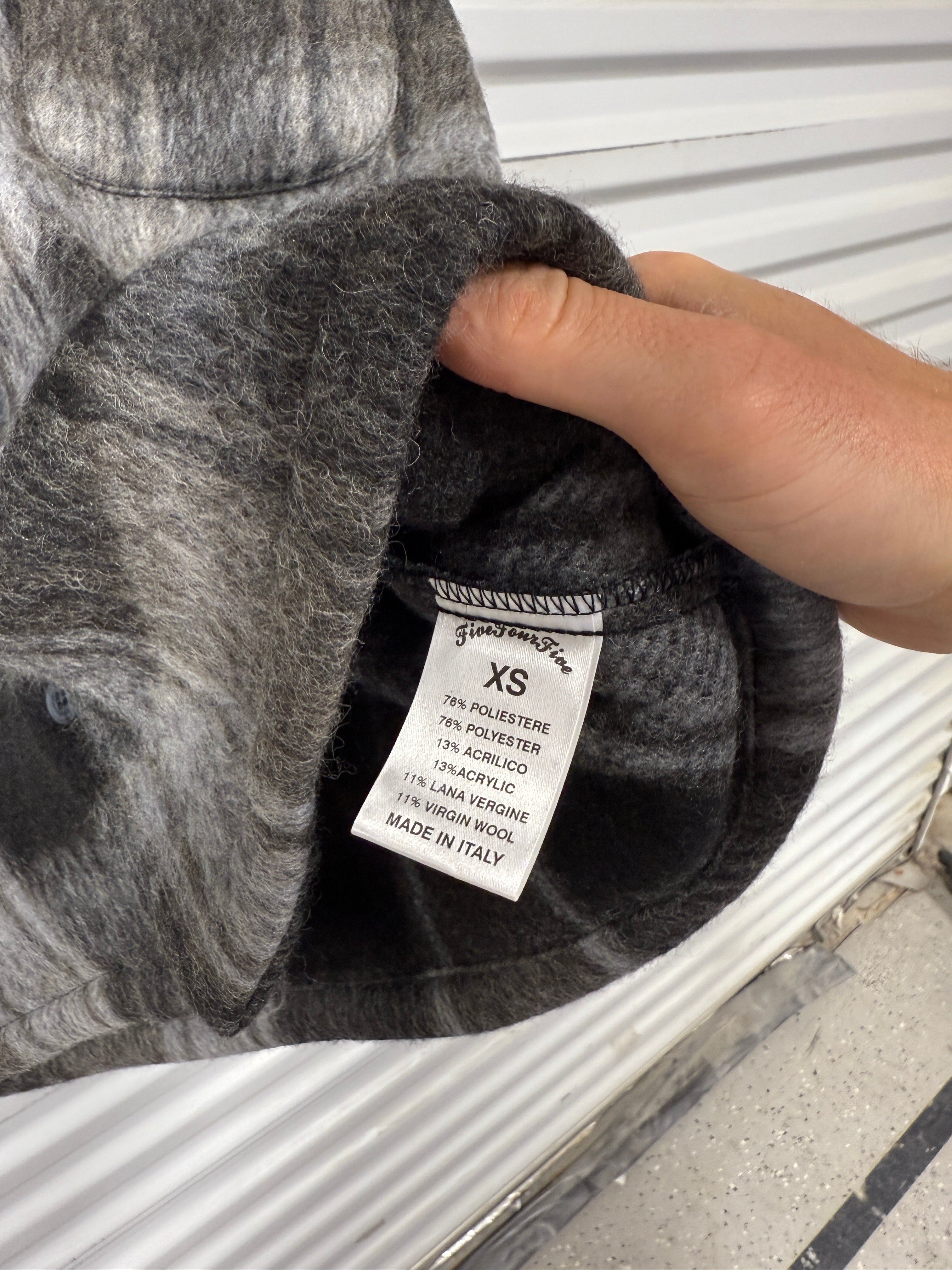 FiveFourFive Flannel Grey Sz Fits M