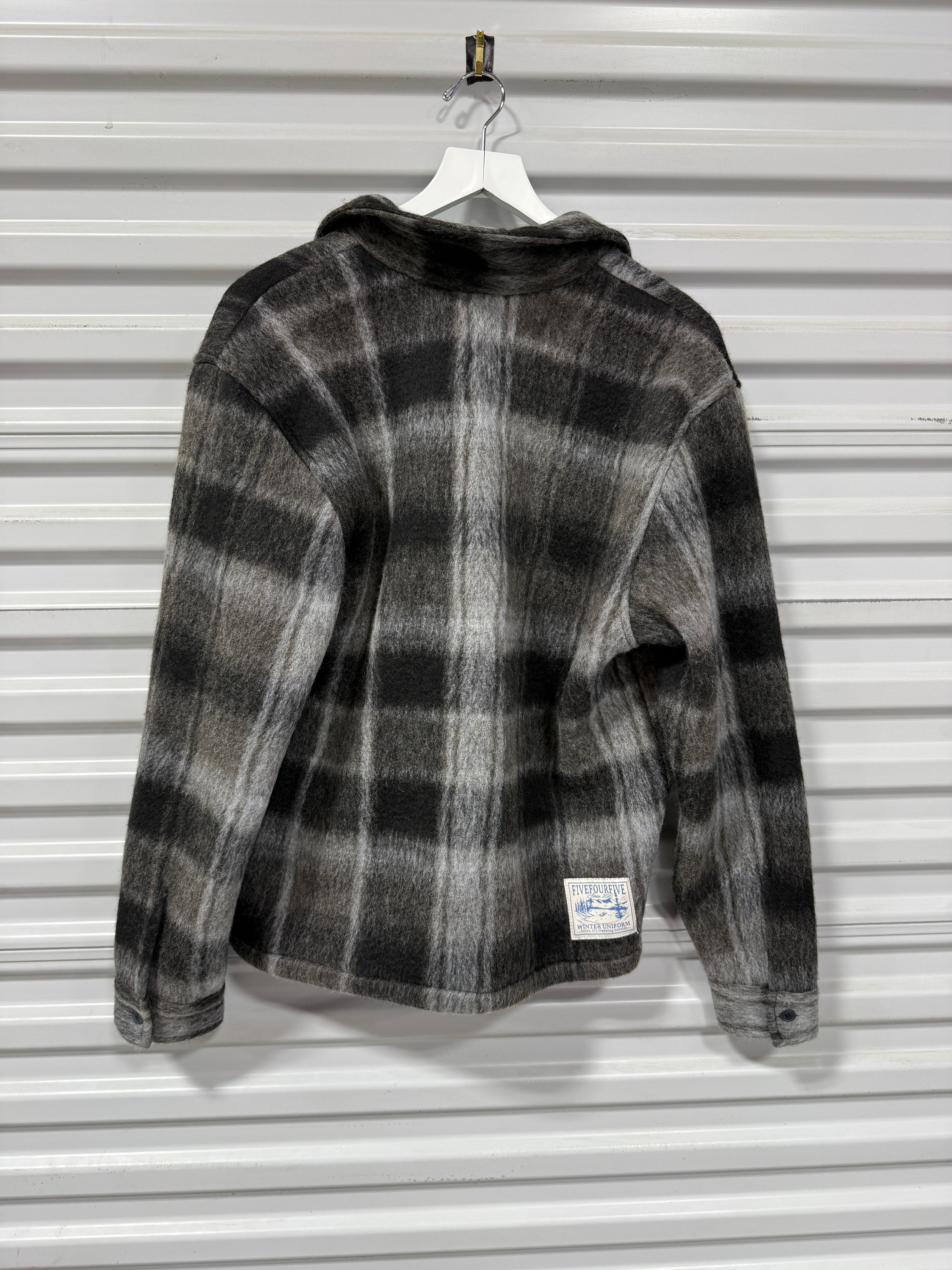 FiveFourFive Flannel Grey Sz Fits M