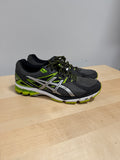 ASICS GT-1000 3 Sz 12 Carbon/Flash Green