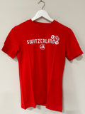 Adidas Switzerland T-Shirt Youth Size Medium Red