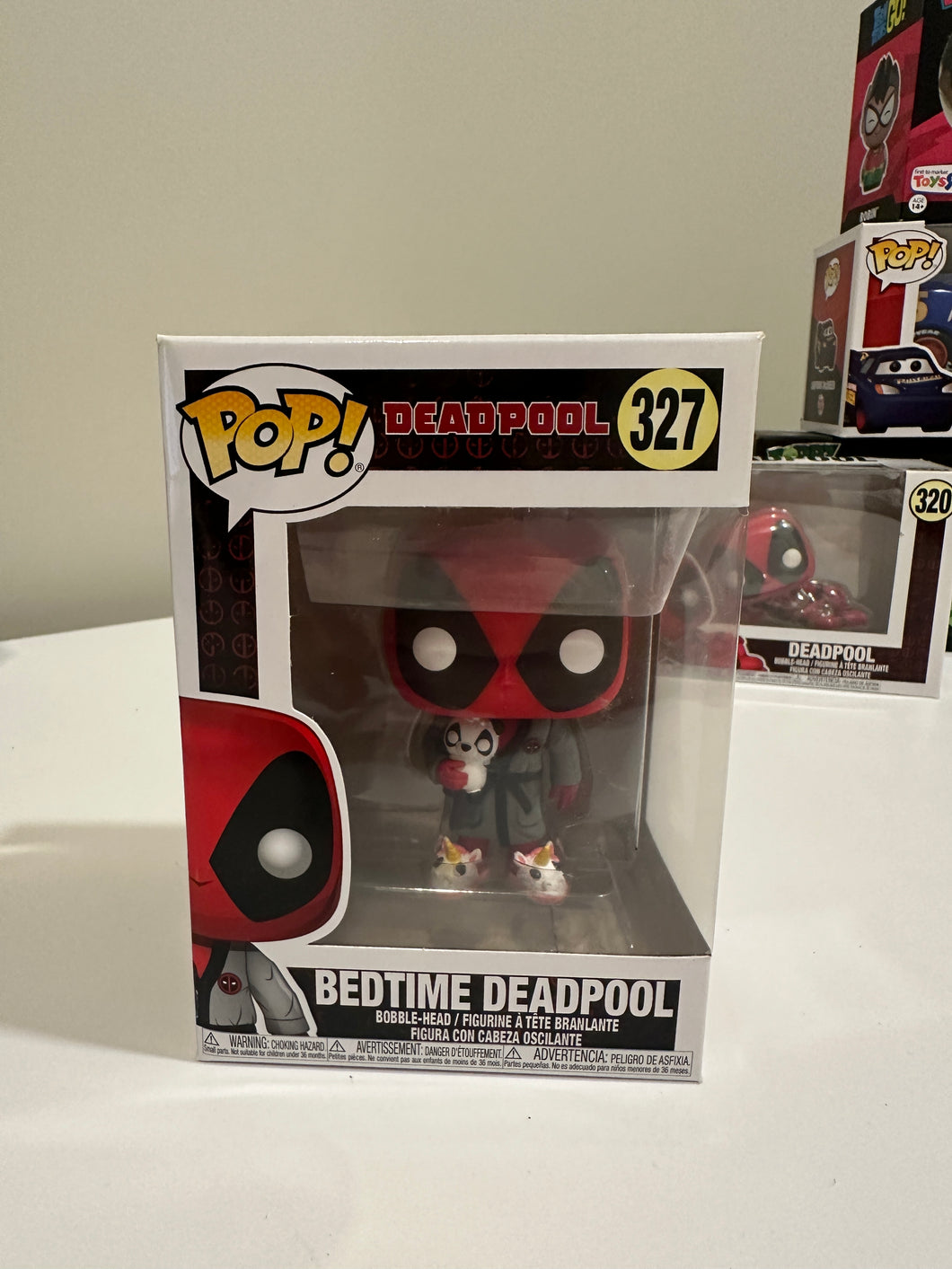 Funko Pop! Marvel Deadpool #327 Bedtime Deadpool Bobble-Head