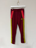 Adidas Tiro 24 Youth Pants Sz Medium Maroon/Yellow