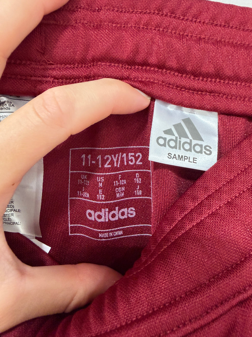 Adidas Tiro 24 Youth Pants Sz Medium Maroon/Yellow