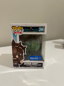 Funko Pop! Heroes Aquaman Arthur Curry 244 Walmart Exclusive Patina