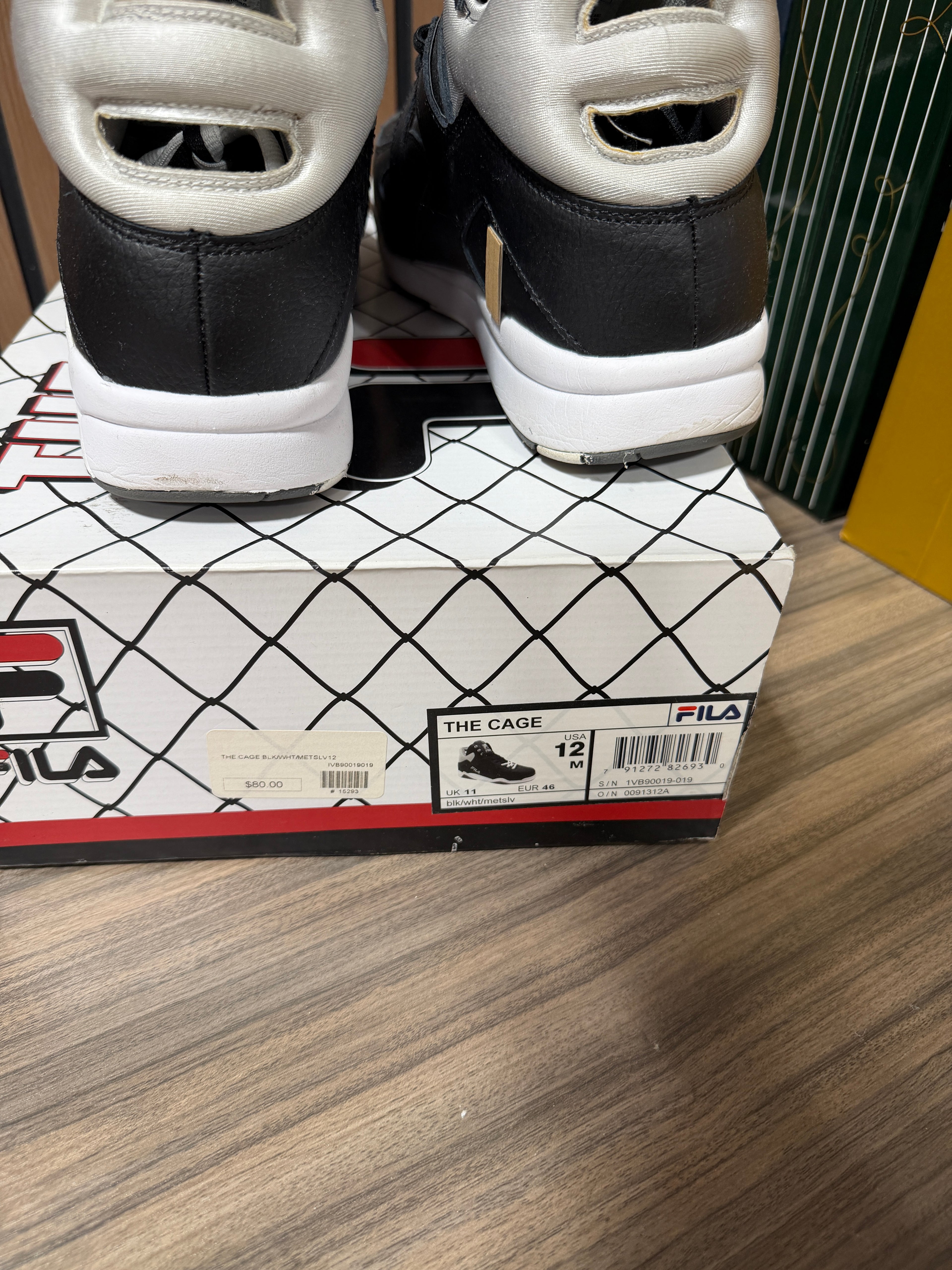 Fila Cage Mid Sneaker Size 12