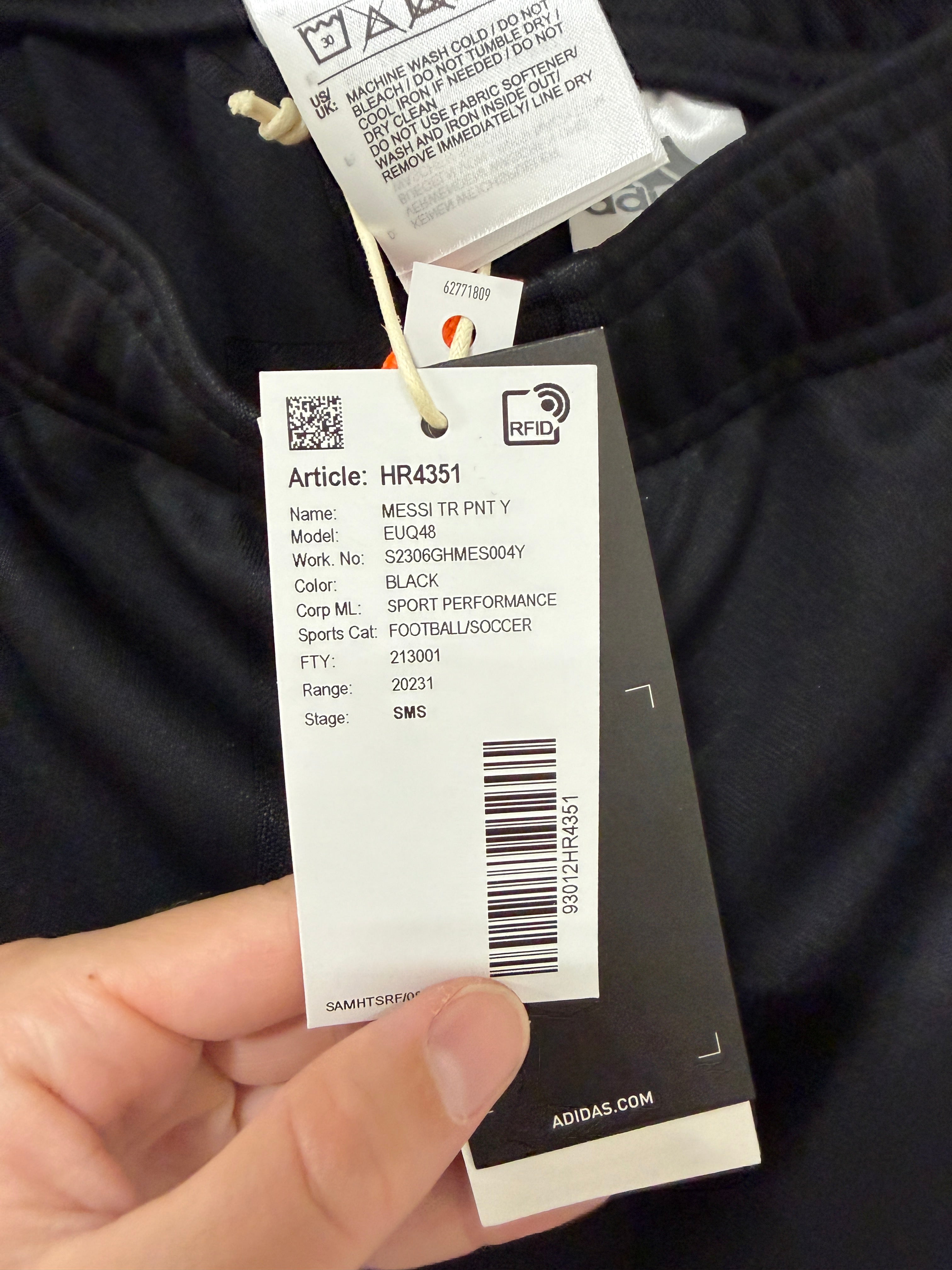 Adidas Messi Track Pants Youth Size Medium