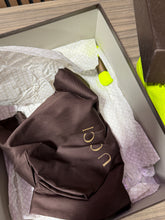 Load image into Gallery viewer, Gucci(323812) Neon Green Perforated Leather High Top Sz 12/45
