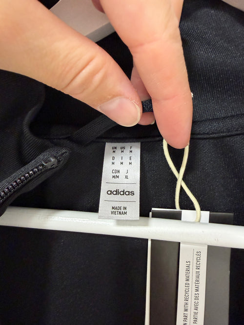 Adidas Salah Mens Track Jacket – Black/Yellow Sz Medium