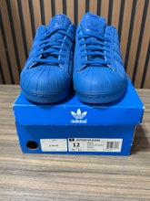 Load image into Gallery viewer, Adidas Superstar Royal Blue Suede Leather Sneakers Men's Shoes Size 12
