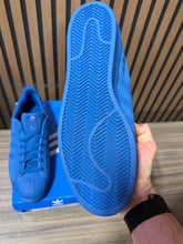 Load image into Gallery viewer, Adidas Superstar Royal Blue Suede Leather Sneakers Men's Shoes Size 12
