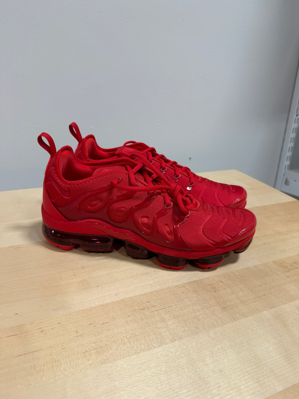 NEW Nike Air VaporMax Plus "Triple Red" Sz 12