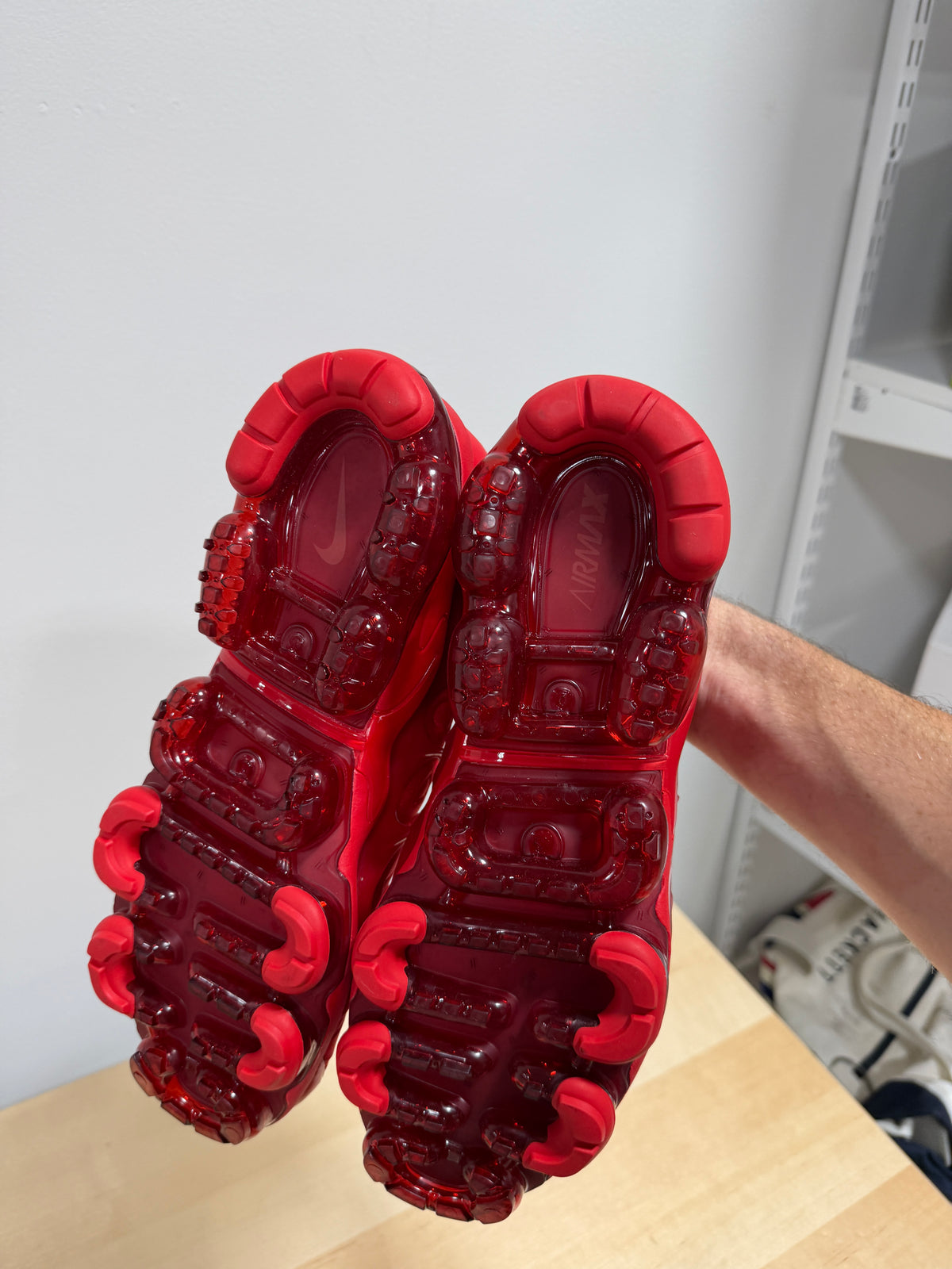 NEW Nike Air VaporMax Plus "Triple Red" Sz 12