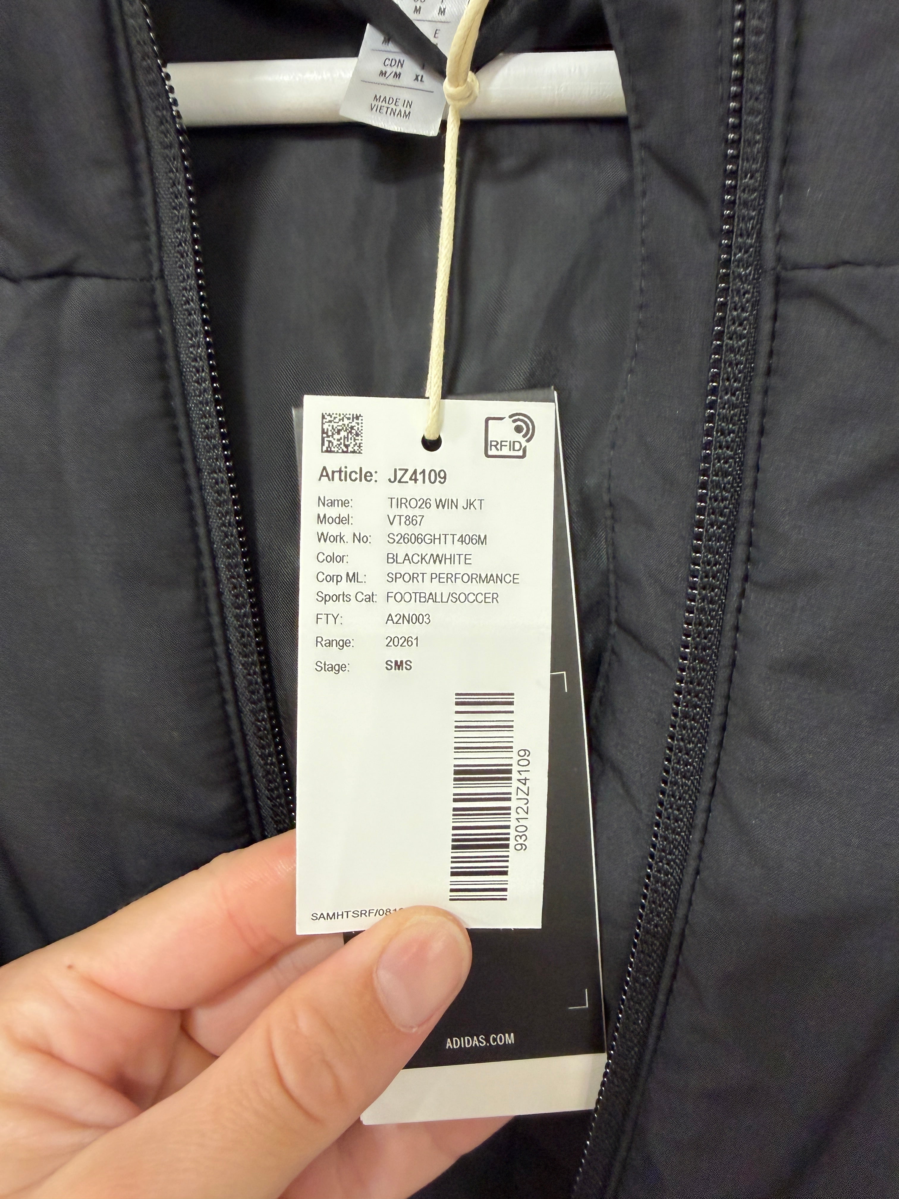 Adidas Tiro 26 Winter Jacket Mens Size Medium