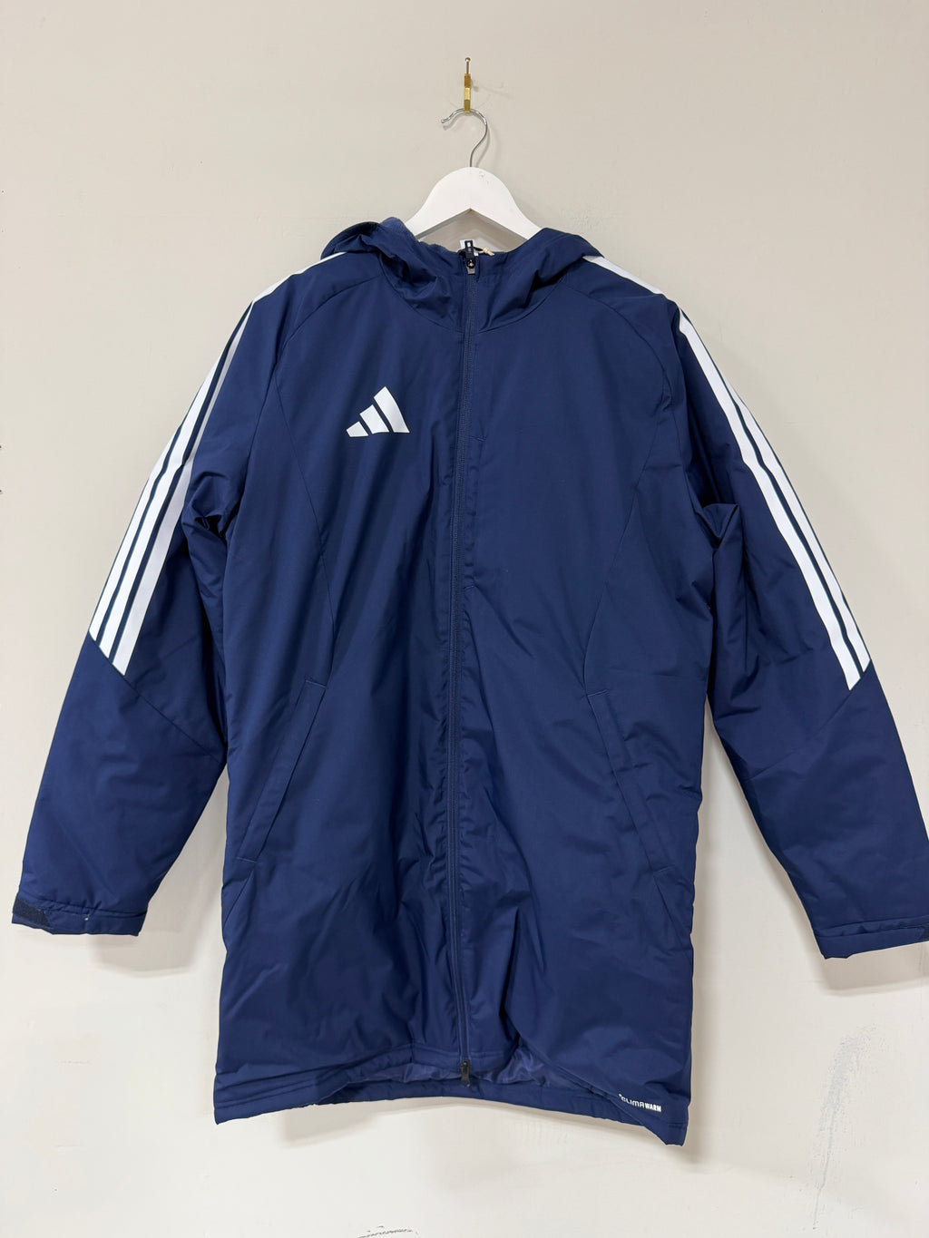 adidas Tiro26 Stadium Parka Blue Sz Medium