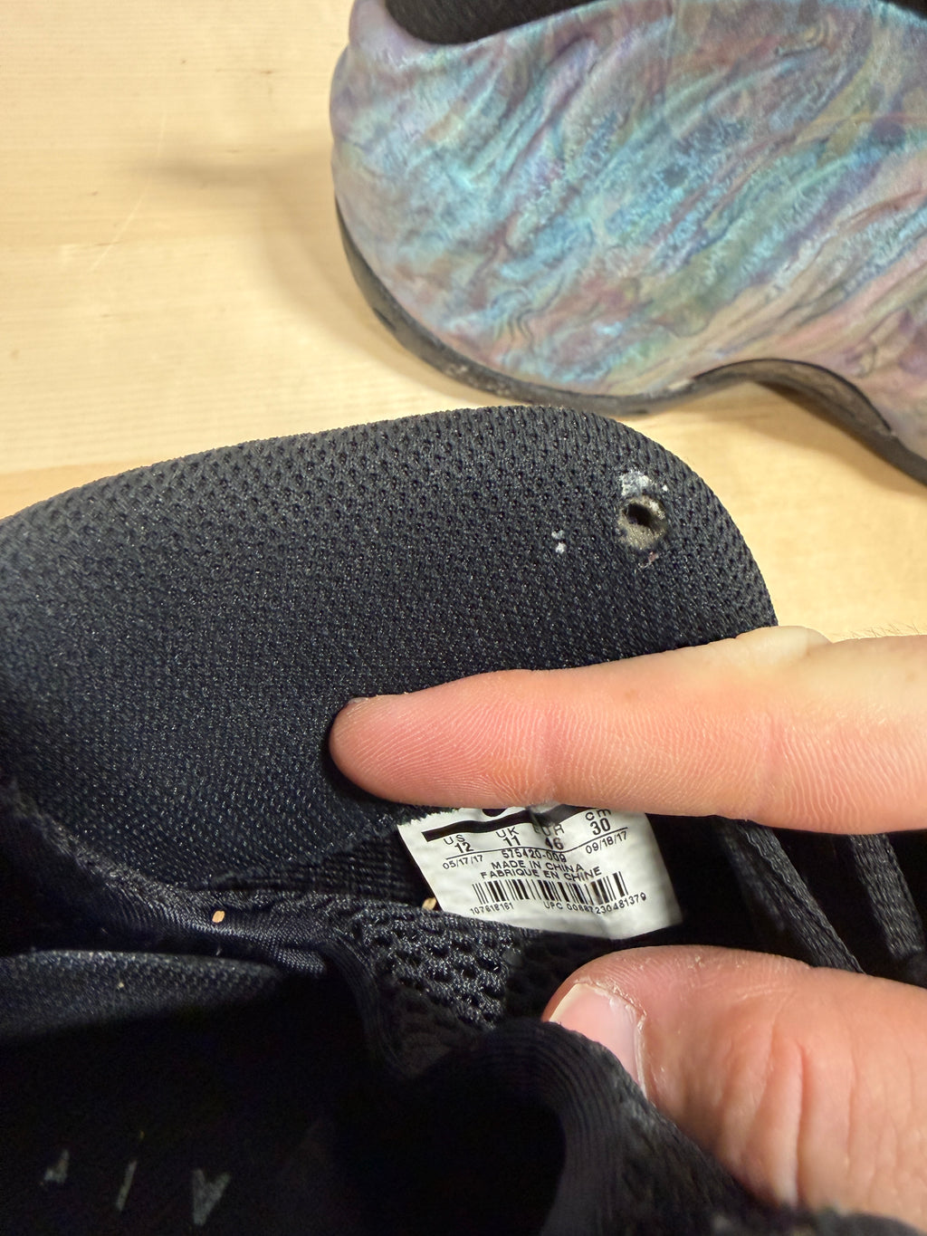 Nike Air Foamposite One Premium "Abalone" sz 12