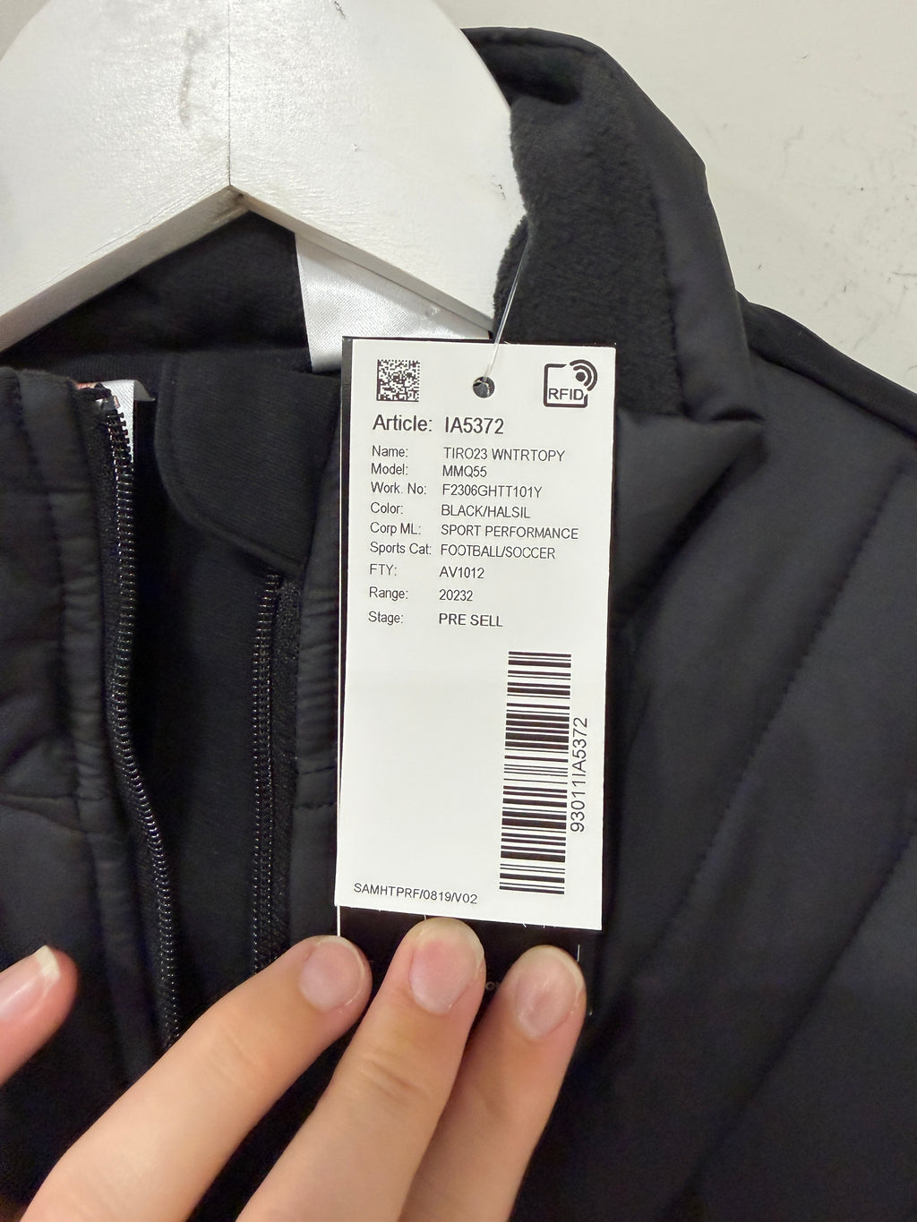 adidas Tiro23 Club Winterized Top Youth Size Medium