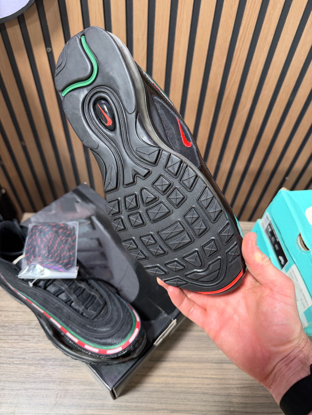 Nike Undefeated x Air Max 97 OG 'Black' Sz 12