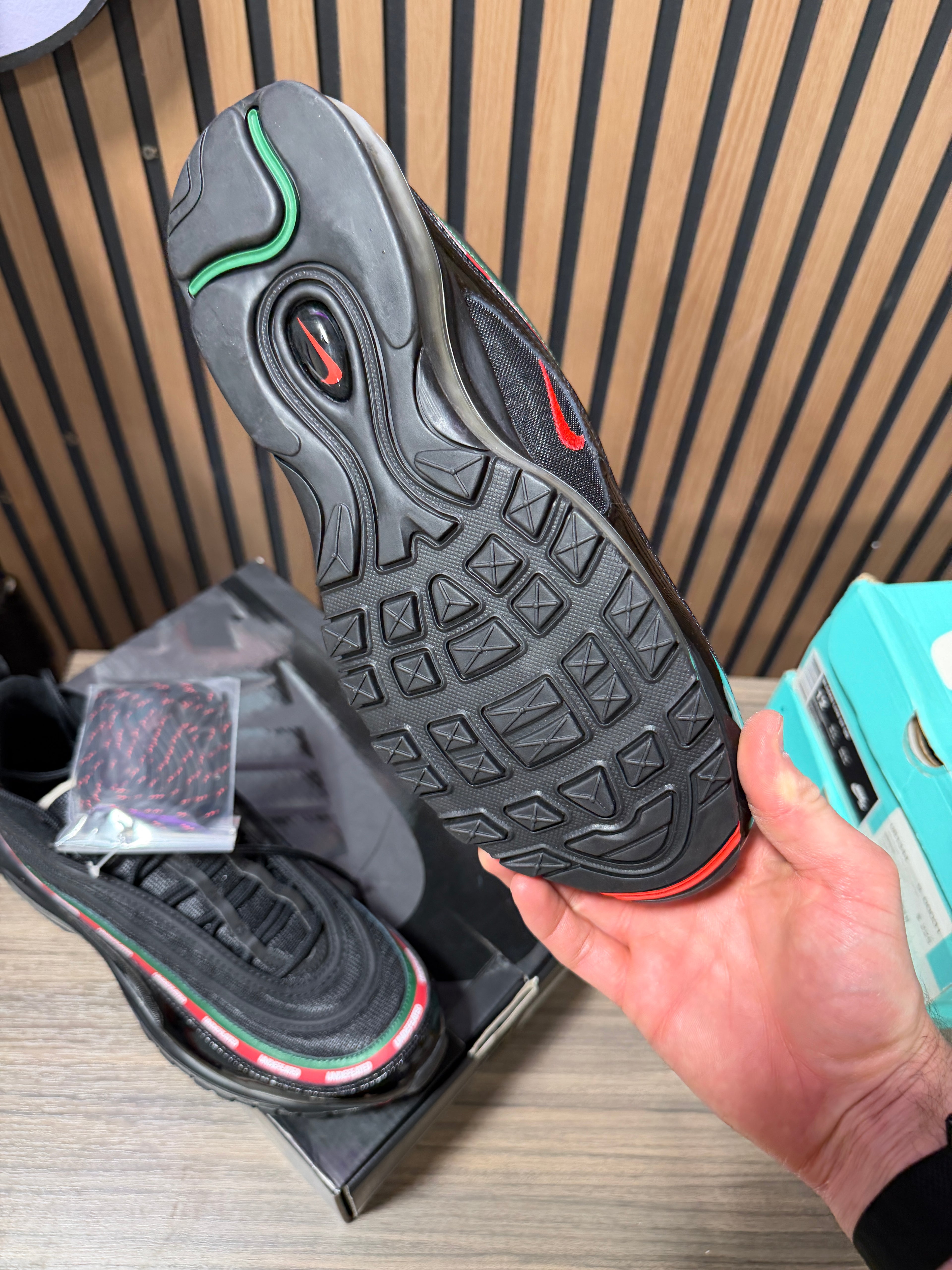 Nike Undefeated x Air Max 97 OG 'Black' Sz 12
